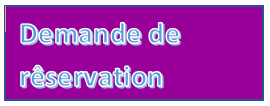 Demande de rêservation Booking request